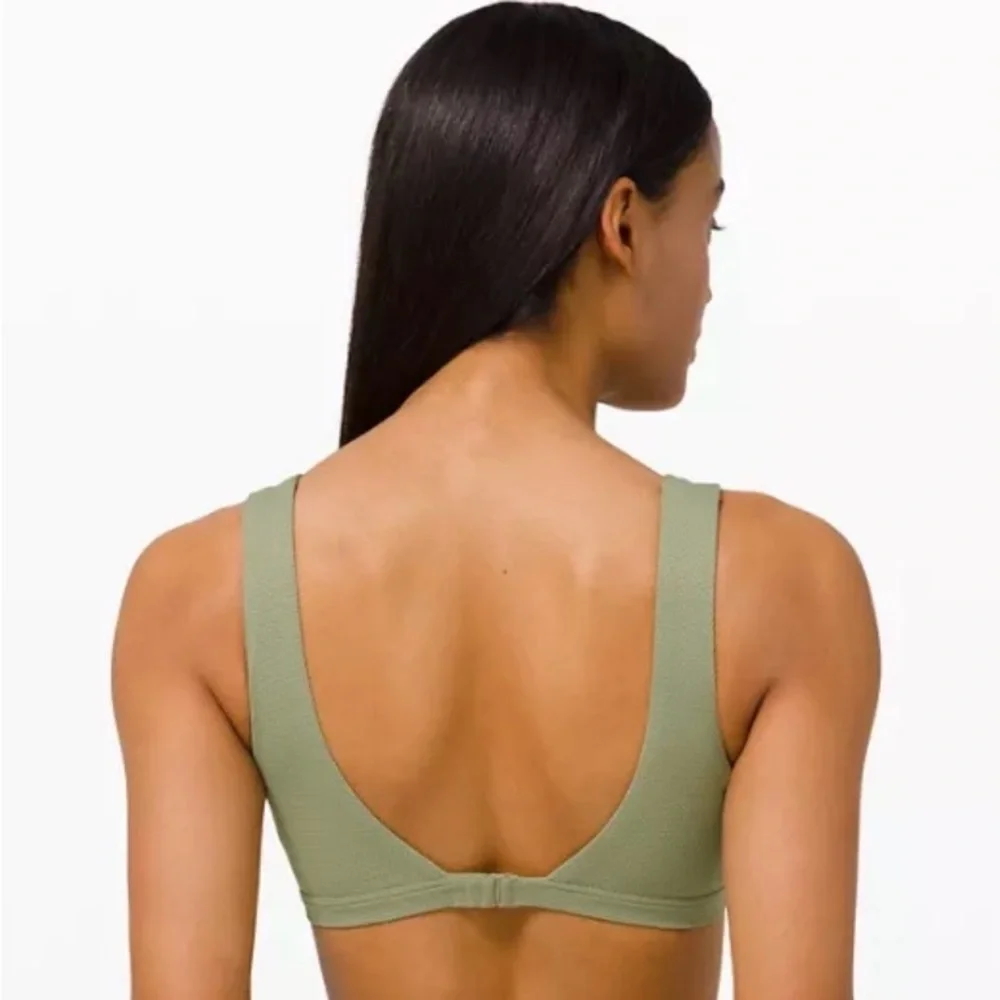 Lululemon Athletica Sage Green Textured Bralette - Picture 7 of 8
